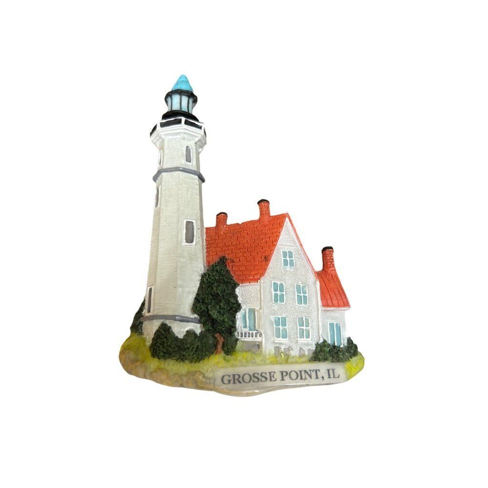 Set Of 3 Coastal Lighthouse Resin Magnets St. Augustine FL Love Point MD Grosse - Picture 4 of 8